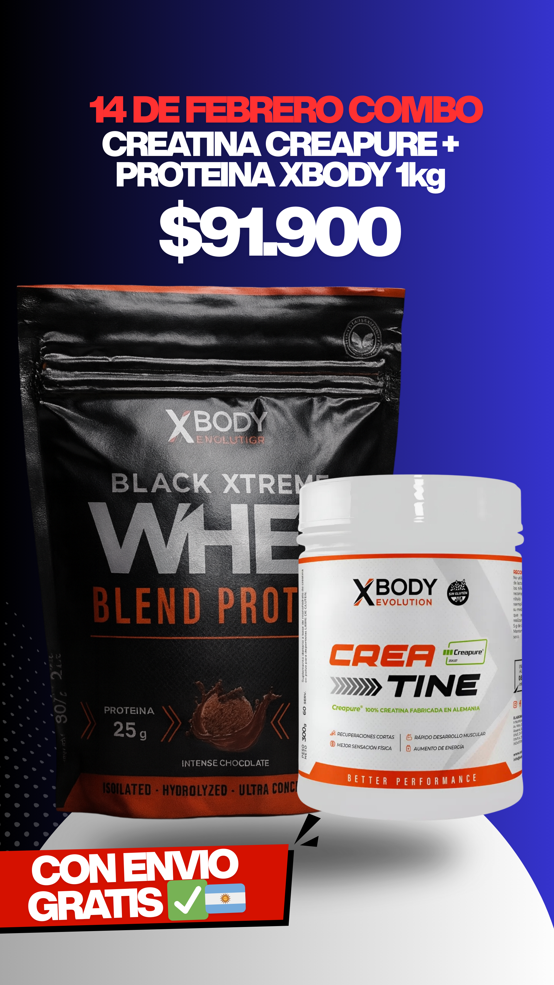 COMBO XBODY CON ENVÍOS GRATIS