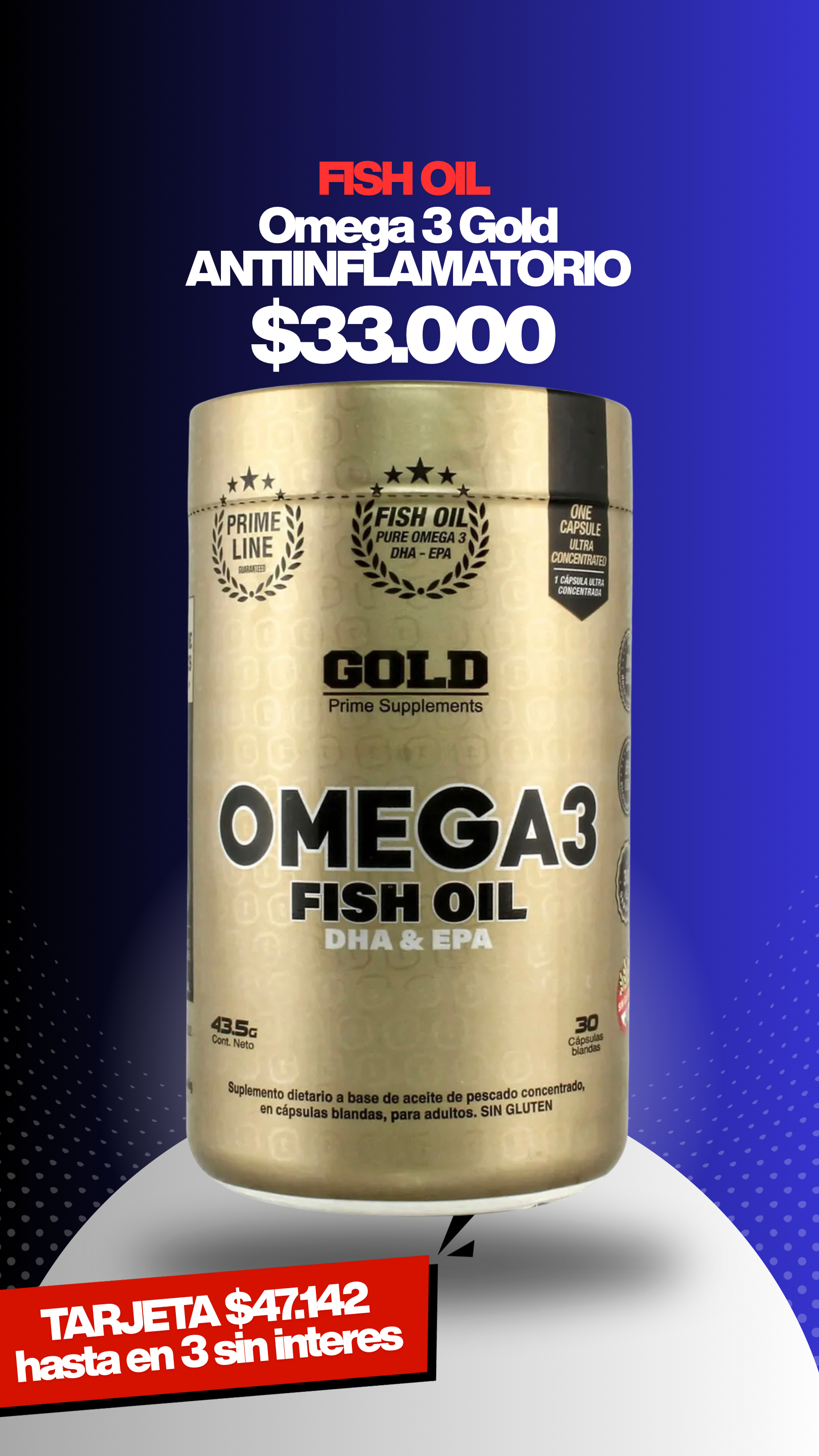 Omega 3 Gold Nutrition